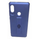 Silicone Case Motomo With Finger Ring For Xiaomi Redmi Note 5 Pro Blue